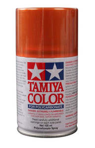 Tamiya Ps Spray Paints: Ps-61 Polycarb Spray Metallic Orange