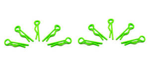Body Clips: Arrowmax Body Clip 1/10 Fluorescent Green (10)