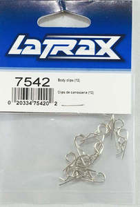 Body Clips: LaTrax Body Clips Small (12)