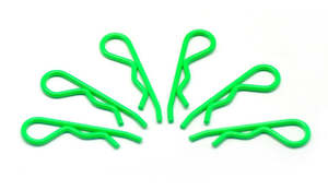 Arrowmax Body Clip 1/8 Fluorescent Greeen (6)