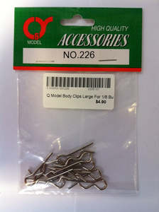 Body Clips: Body Pins Large 10 pack