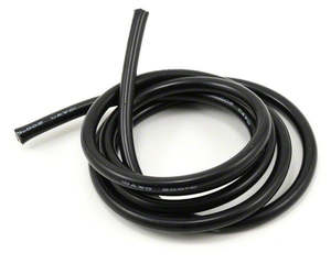 RC Pro Ultra Flex Silicone Wire 10 AWG (Black 1 Meter)