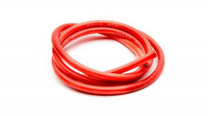 Connectors Plugs Wire: Dynamite 10AWG Silicone Wire 3' Red