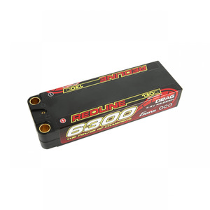 Lipo 7 4v 2 Cell: Redline 6300mAh 2S 7.4v Drag Race Lipo 138x46x25mm 300g 8mm Bullet
