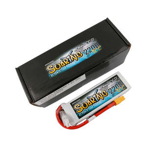 Gens Ace 2200mAh 2S 7.4v 30C XT60 Plug XH Balance Soaring Series