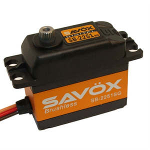 Standard Size Servos: SAVOX SB-2251SG Brushless Servo