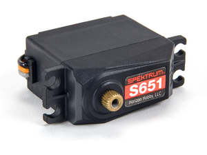 Standard Size Servos: Spektrum S651 7Kg Servo, Steel/Brass Gear No Retail Box