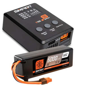 Chargersdischargers: Smart Powerstage Surface Bundle: 5000mAh 3S 50C LiPo Battery (IC3) / 100W S100 Charger