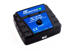 Chargersdischargers: E-Flite Celectra 2S 7.4V DC Li-Po Charger