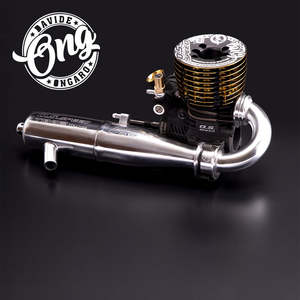 OS Engines Speed B2105 Ongaro World Championship V3 Edition .21 Engine with Pipe