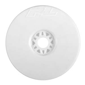 1 8 Rims: Proline 1/8 Velocity V2 Buggy Wheel, Fr & R, White (4)