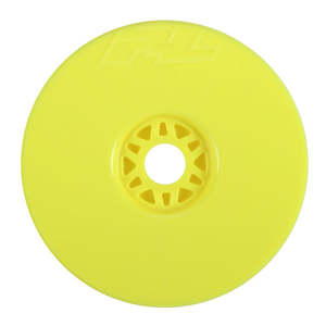 Proline 1/8 Velocity V2 Buggy Wheel, Fr & R, Yellow (4)