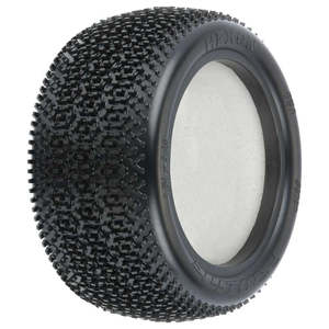 1 8 Tyres Premounts: Hexon 2.2" Z3 Carpet Buggy Rear Tires (2) by Proline