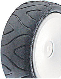 1 10 Onroad Tyres Premounts: Schumacher SST Carpet Dragon 24/25mm (pr)