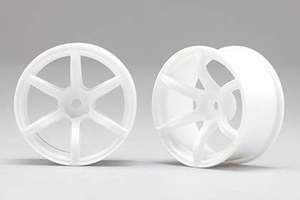 Yokomo RP-6213W6 RP 6mm Offset 6spoke Zero1 (White)