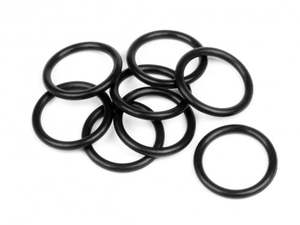 D4: Hot Bodies O-Ring 1.8x12.4mm/Black/ (8)