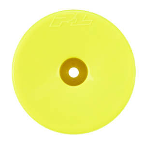 Velocity F/R 2.2" 12mm Stadium Truck Wheels (4) Yellow for TLR 22X-T, YZ2T
