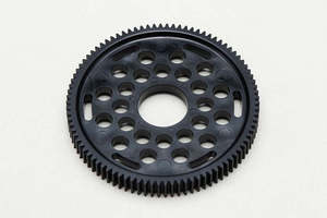 64 Pitch Spur Gear: Yokomo DTS 90T Spur Gear Wide (DP64/Hard)