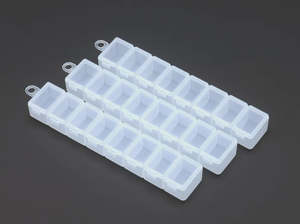 Bags Cases: Yokomo YC-3A Parts Case, 20x29x20mm x8 (3pcs)