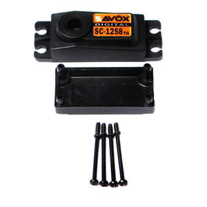 Other Servo Parts: Savox Top and Bottom Case W/4 Screws Savox SC-1258TG