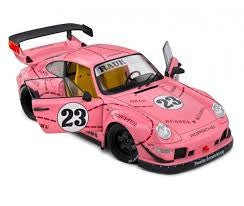 1 18 Diecast Cars: Solido 1:18 Porsche RWB 2020 "Pink Pig"