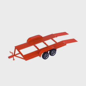 Other 1: DDA 1:24 Scale Car Transporter Trailer Red