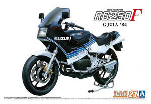1 12 Motorcycles: Aoshima 1/12 Suzuki GJ21A RG250 1984 Plastic Model Kit