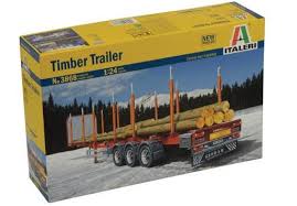 Truck Plastic Models: Italeri 1:24 Timber Trailer