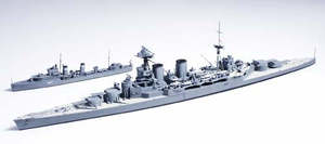 Boats Ship Plastic Models: Tamiya 1:700 Battlecruiser Hood & E Class Destroyer