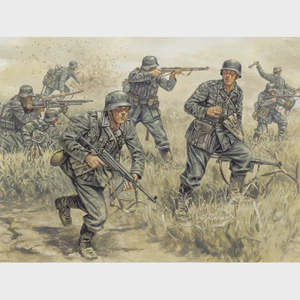 1 72 Military Scenes Figures: Italeri 1:72 German Infantry WW II