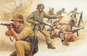 1 72 Military Scenes Figures: Italeri 1:72 WWII German Afrika Corps
