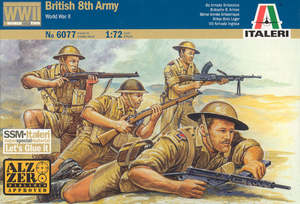1 72 Military Scenes Figures: Italeri 1:72 WWII British 8th Army