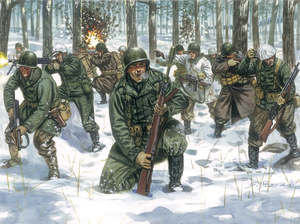 1 72 Military Scenes Figures: Italeri 1:72 U.S. Infantry (Winter Uniform)