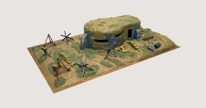 Italeri 1:72 WWII Bunker and Accessories