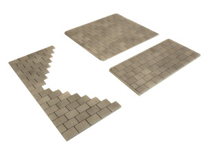 Metcalfe HO/OO Individual stone paving slabs