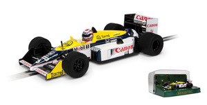 Slot Cars: Scalextric Williams FW11 - Nelson Piquet 1987 World Champion
