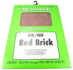 Slot Cars: Metcalfe 00/Ho Red Brick Builder Sheets