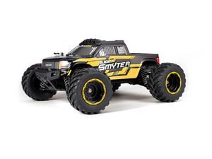 Micro Rc Cars 1 12 To 1 24: Blackzon 1/12 Smyter Monster Truck EP RS 4WD - Yellow