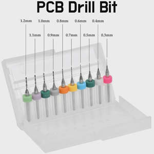 10PCS PCB Drill Bits 03mm ~ 1.2mm