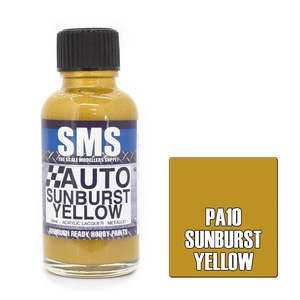 SMS # PA10 Auto Colour Sunburst Yellow 30ml