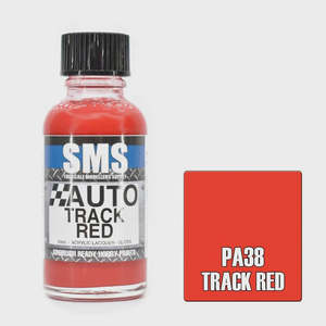 SMS # PA38 Auto Colour TRACK RED 30ml