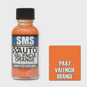 Paints: SMS PA47 Auto Colour VALENCIA ORANGE 30ml