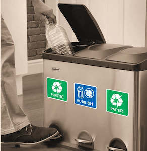 Printed Stickers: Household Recycling Stickers