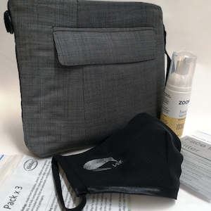 Contain Carry: Well-Suited PP-Kit : Pandemic Precaution Kit