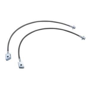 Brake Parts: 2x Extended Braided Brake Lines Suitablefor Nissan Patrol GU Y61 GQ Y60 2-6inchLift