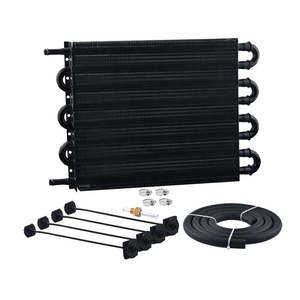 Cooling System: 8 Row Remote Transmission Oil Cooler Radiator Converter Kit Suitable For Manual To Automatic Transmission Vehicles