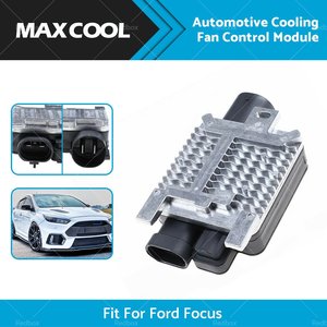 Cooling System: Automotive Cooling Fan Control Module 4M519A810AA Fit For Ford Focus