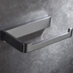 Products: Chrome modern bathroom toilet roll holder - Freco