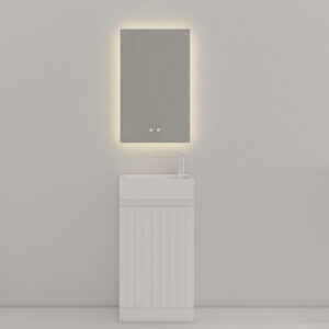 Products: Mondo White Finished Plywood Wall Vanity 750 460mm - Freco