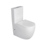 Back To Wall Soft Close Toilet (One-Hole Tornado Rimless Flush) FT-970F - Freco